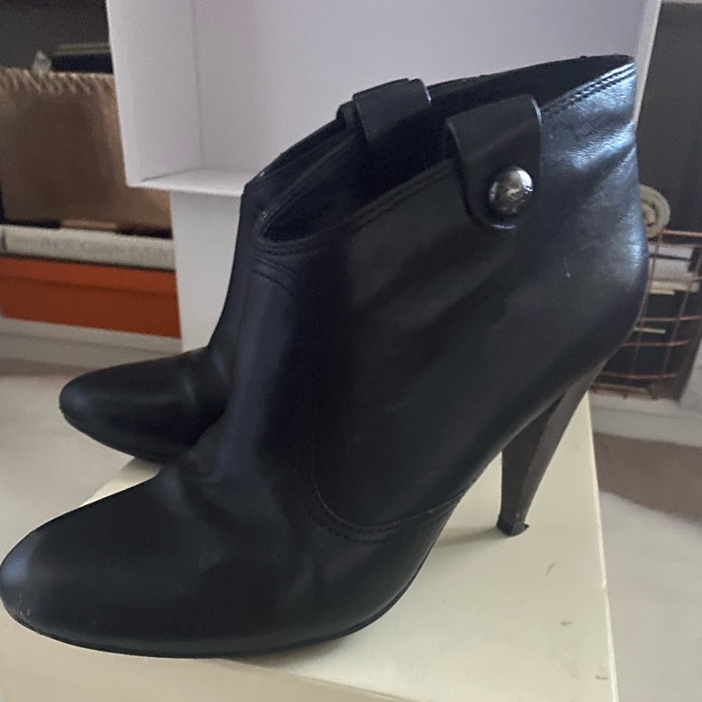 Coach Aliza leather bootie